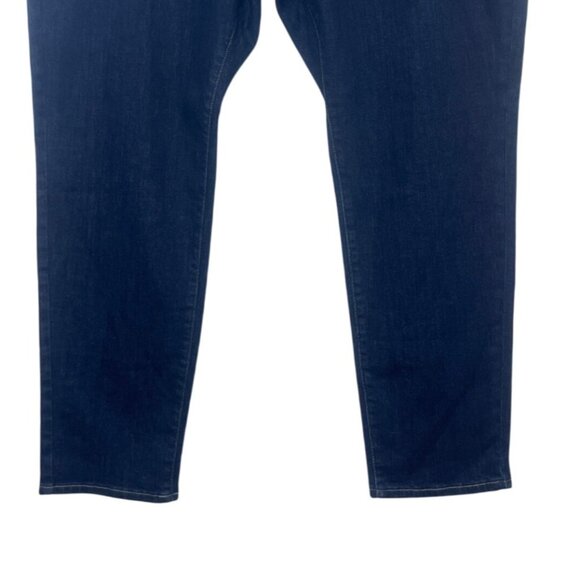 A.n.a Womens Mid-Rise Skinny Jeans Size 24W Dark Blue New Denim - Picture 4 of 12